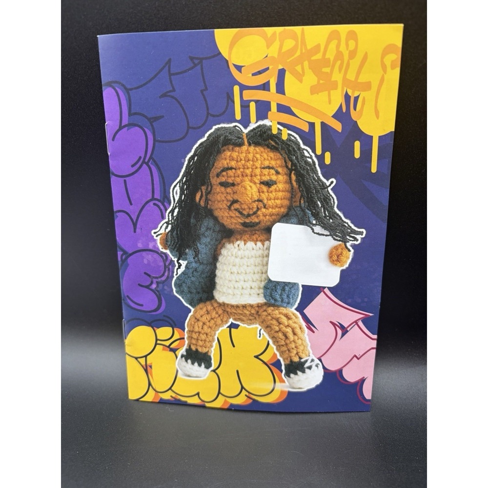 DIY Handicrafts Crochet Kit Emotional Support Snoop Dogg Doll Beginner Kit NWOT